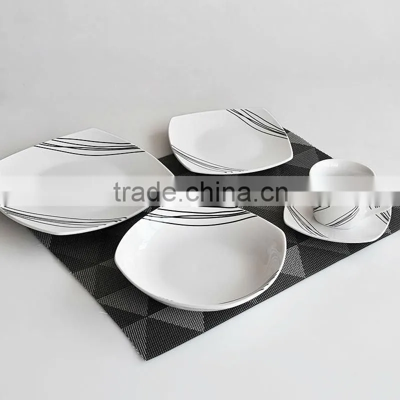 porcelain dinne set with square shape for hotel use grace designs ceramic dinnerware buy direct from china manufacturer with ch