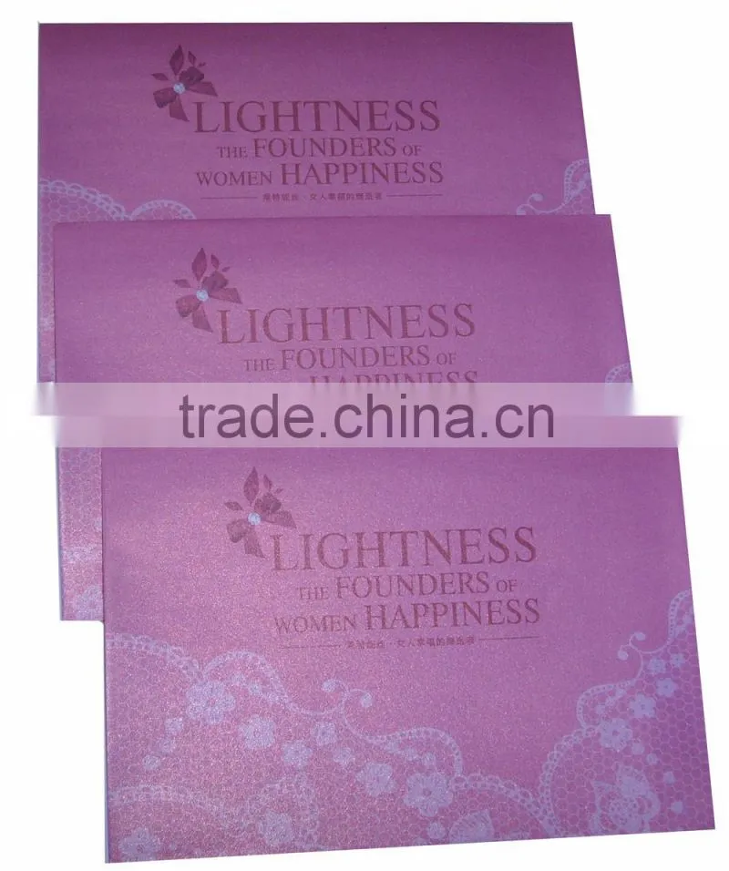 Decorative handmade karft paper envelope printing
