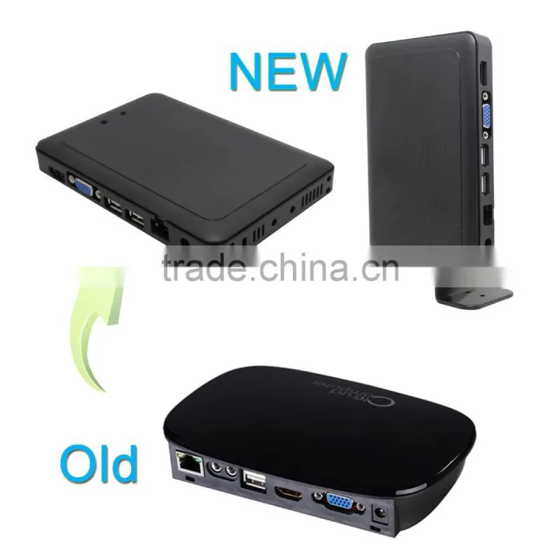 cheap multi users pc station dual core linux embedded server based pc for cyber cafe