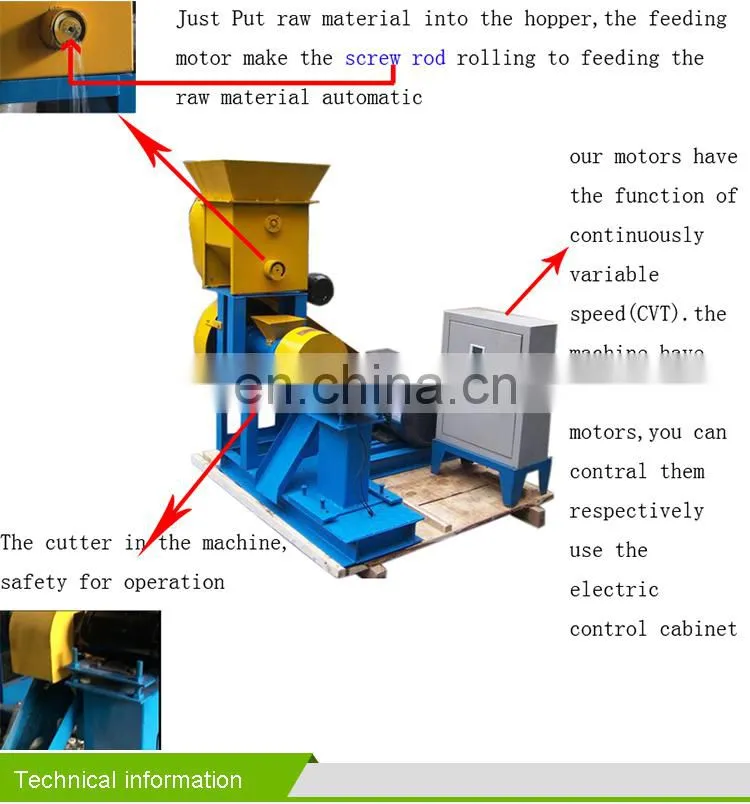 Small Scale Used Corn Soybean Meal Puff Snack Food Extruder Machine