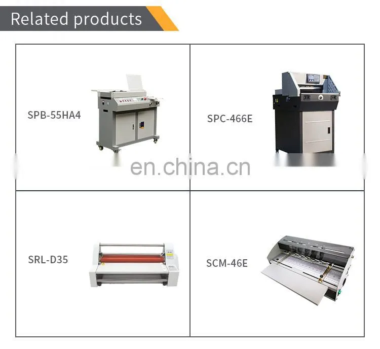 a3 size automatic hot melt glue binding machine heavy duty center binding stapler 5.5cm thickness
