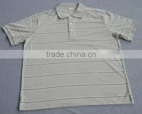 Good quality stripe men clothes shirt polo/polo clothes