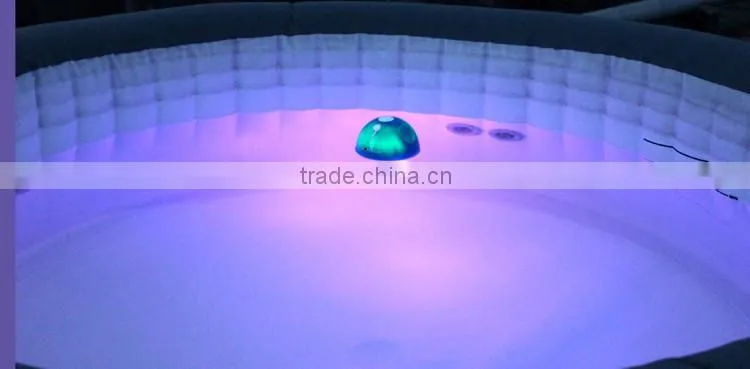 Ball design hot sale waterproof pool wireless stereo led bulb bluetooth floating speaker