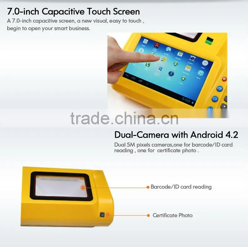 Telpo TPS550 7' Touch Screen Android POS System