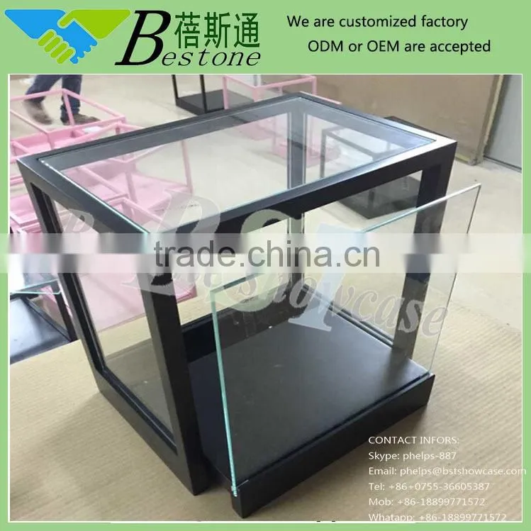 Counter top glass retail store jewelry display furniture showcase