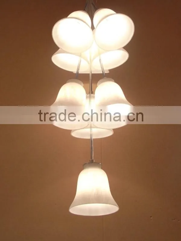 Hot sell glass pendant chandelier light /pendant lamp PGN100064