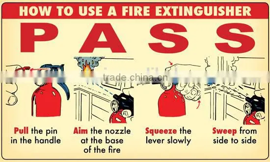 6L portable water fire extinguisher