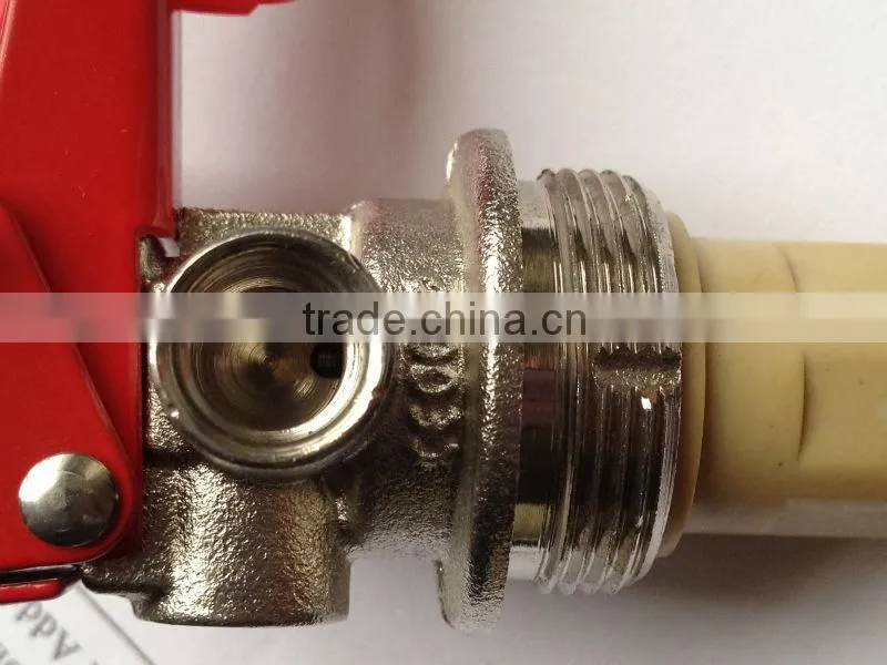 CE red handle fire extinguisher valve