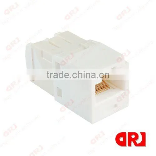 RJ45 180 Degree CAT6 UTP Tooless Keystone Jack