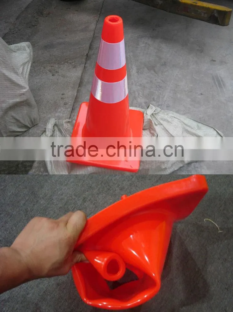 Traffic Safety Polyurethane Plastic Cone