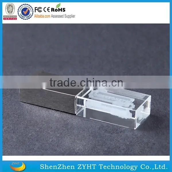 crystal glass usb flash drive 2.0