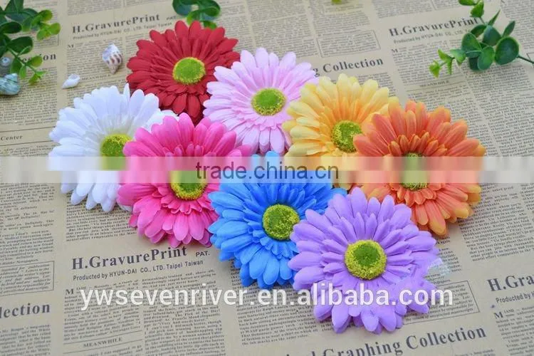 The simulation sunflowers African chrysanthemum sunflower with flowers, silk flowers floral hat that occupy the home decoration