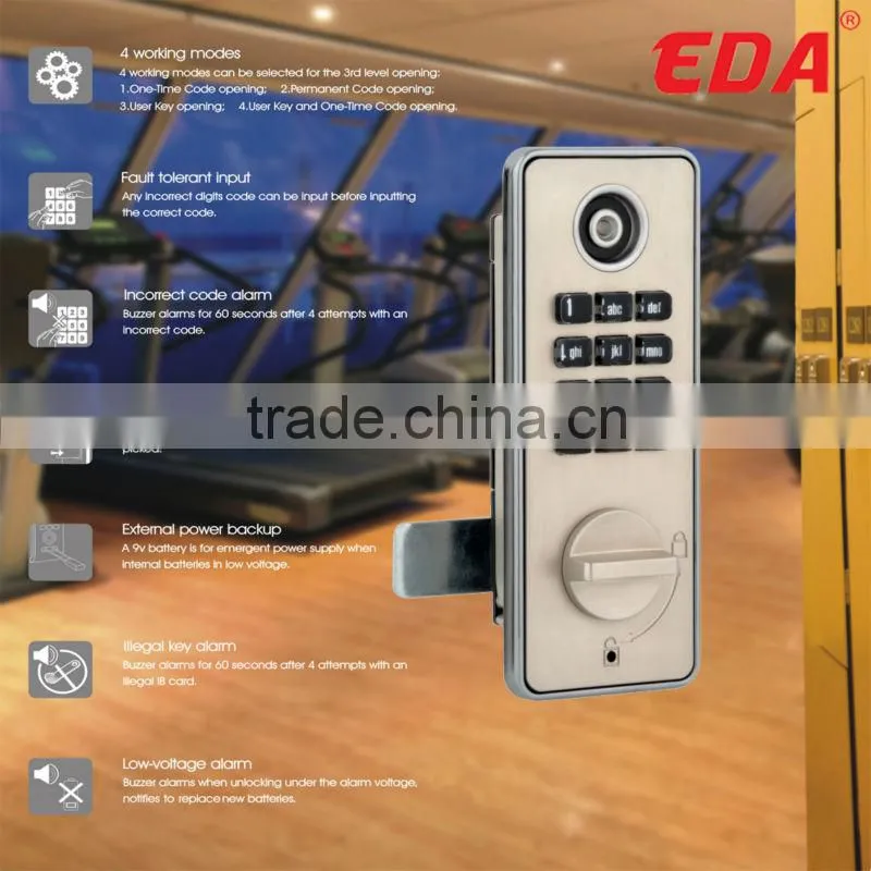 2013 Smart Design electronic digital door lock For Sauna and Hotel