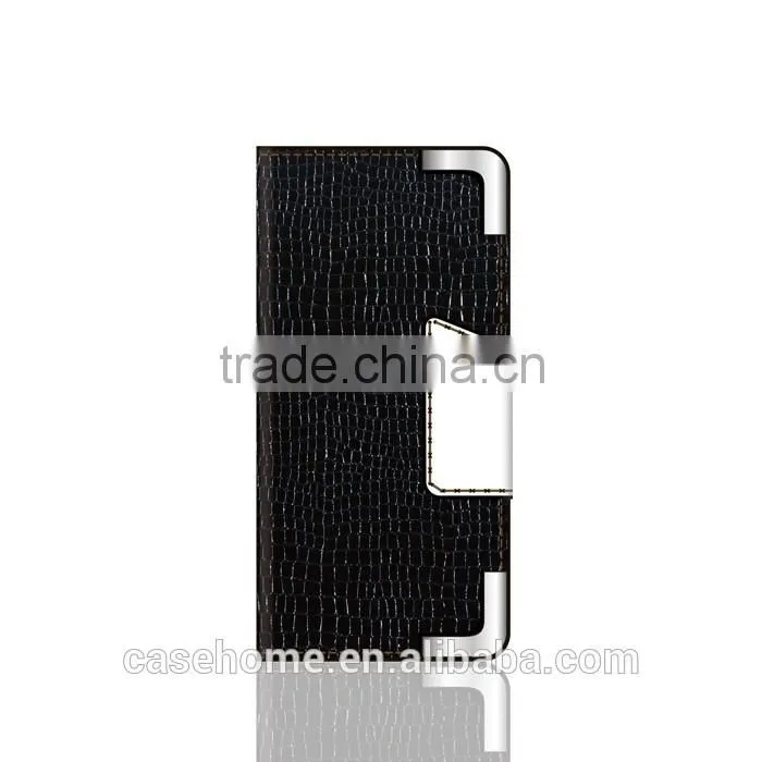 Luxury Magnetic Card slot PU Leather Flip Wallet Phones Case Cover for iphone SE