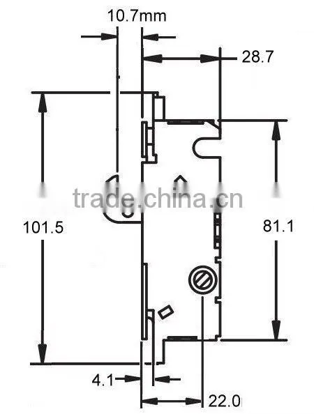 Sliding Door Lock Hardware Product