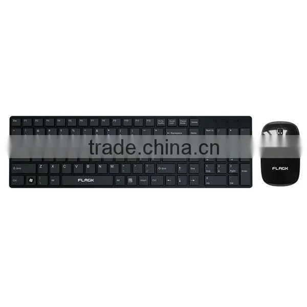 2011 Newest wireless chocolate keyboard and mouse combo