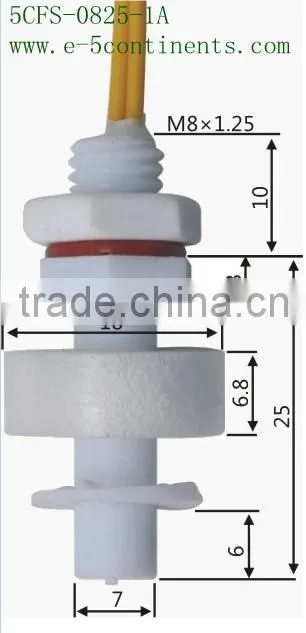 E-5continents 5CFS-0825-1A small size PP float level sensors