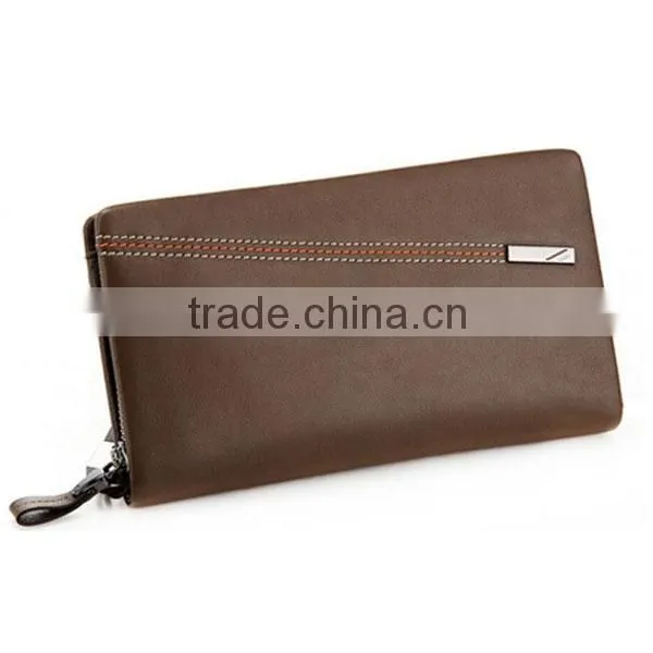 2016 newest style wallet men's Clutch bag card-slot pu leather cell mobile phone case