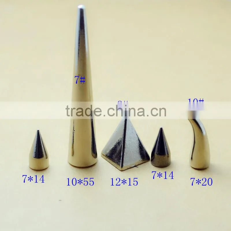 Shank diamond rivets stone for leather belt