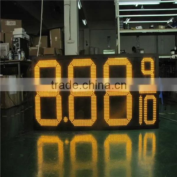 Large size!! 24inch 7 segment led petrol digital station display with high quaity