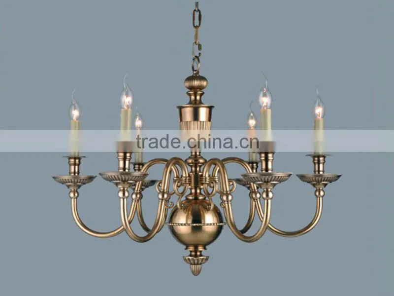 high technology brass pendant lamp classical for lobby