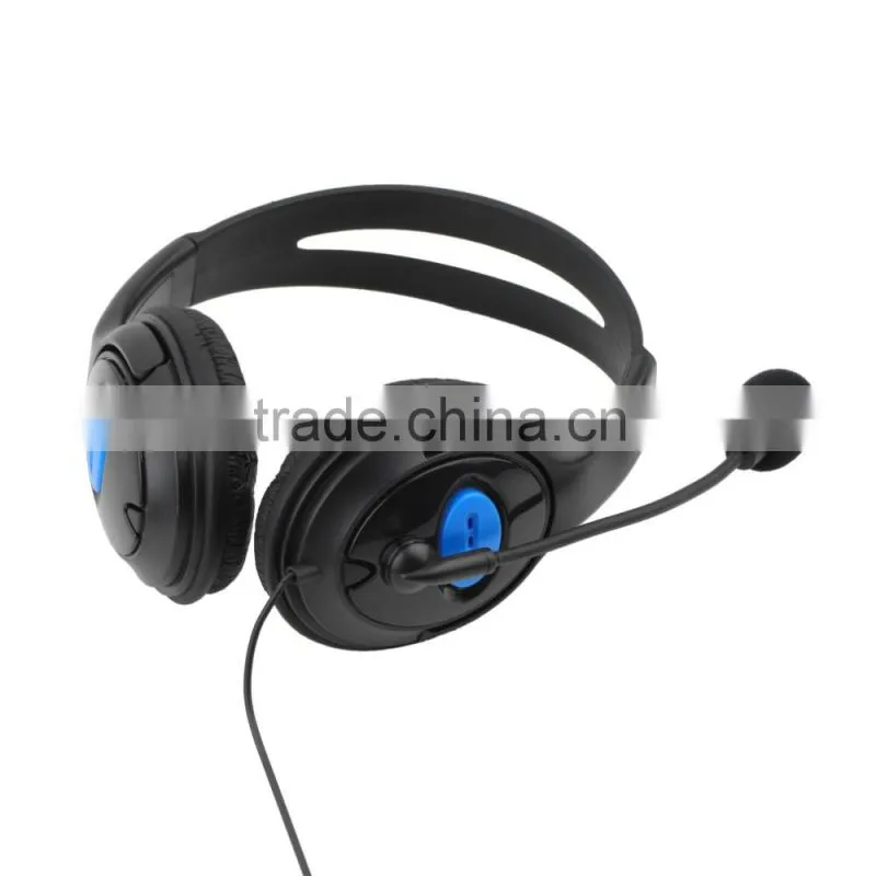 Wired Gaming Headset Earphones Headphones with Microphone Mic Stereo Supper Bass for Sony PS4 for PlayStation 4 Gamers Wholesale