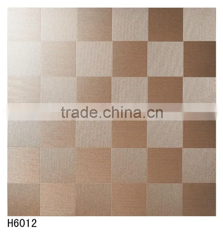 Foshan stock rustic design gold color porcelain floor tile 6x6,8x8