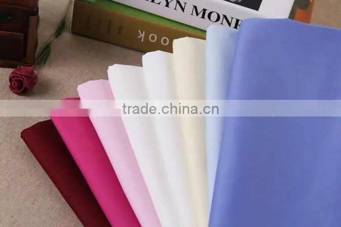 Polyester-cotton plain dyed fabrics wholesale