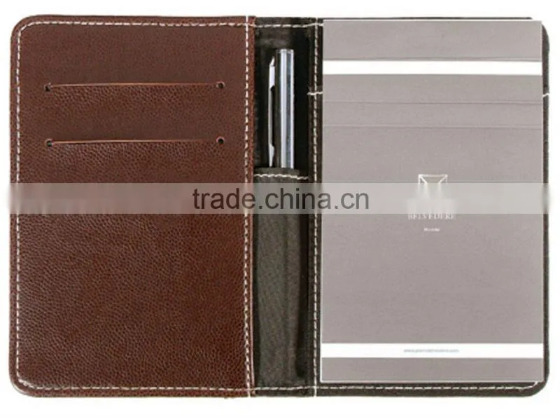 New Arrival Hot Sale Chocolate Executive PU Leather Memo Pad
