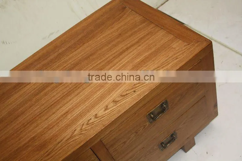 chinese antique living room natural color cabinet