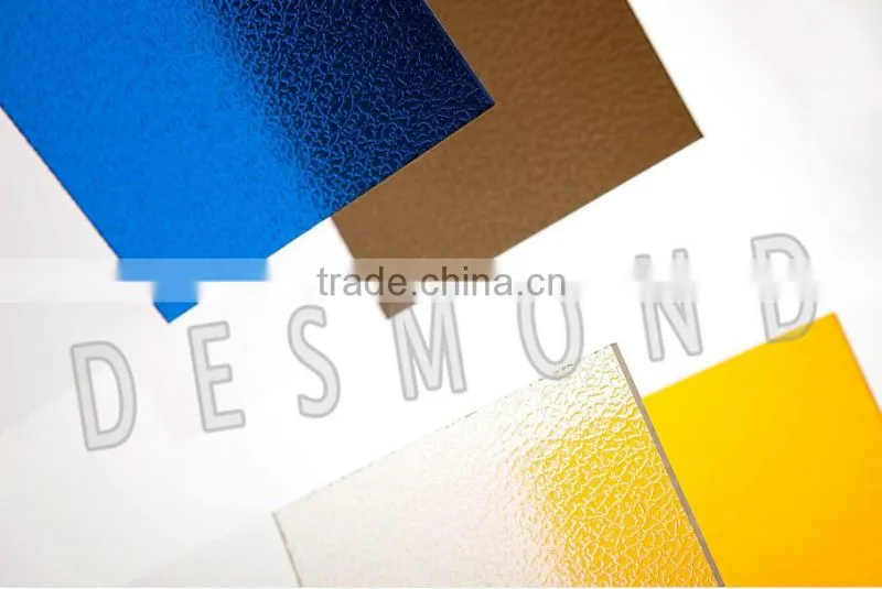 polycarbonate hollow sheet 100% virgin Makrolon material/pc sun sheet /pc sheets