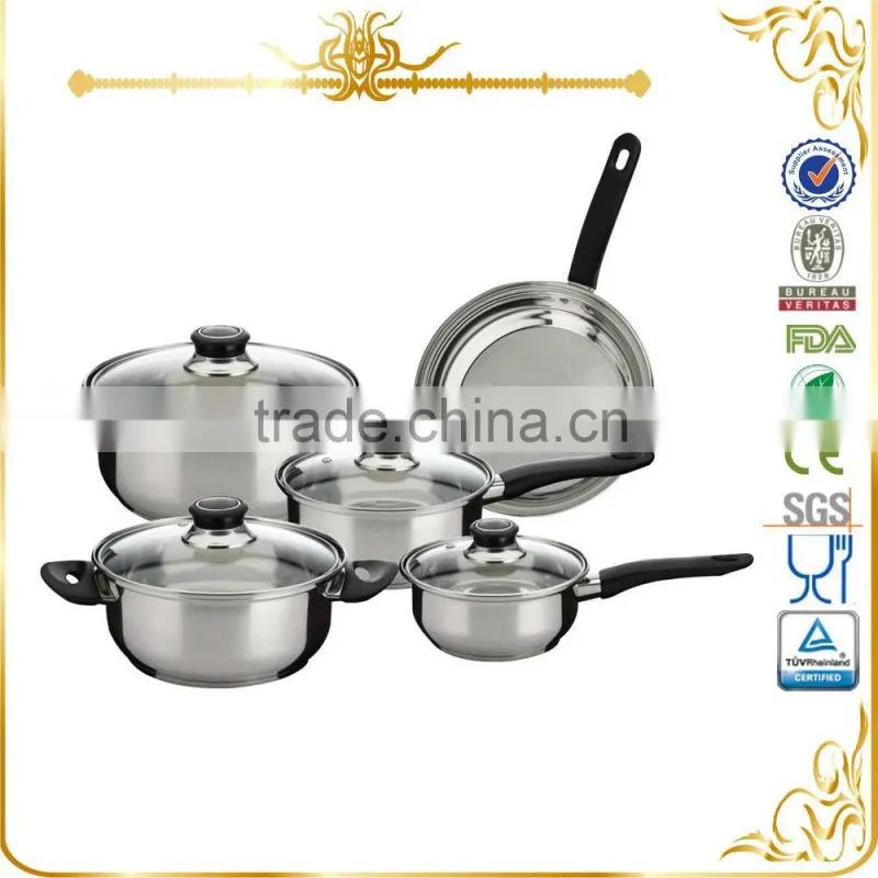 9pcs cookware set with bakelite handle MSF-3956