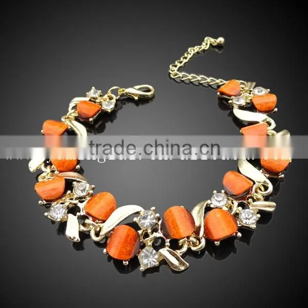 Fashion18k gold plated fashion necklace jewelry set , women gold necklace jewelry top quality