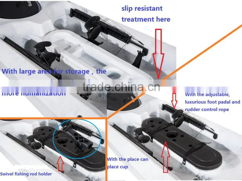 Fishing kayak wholesale sea kayak fishing boat/Super Kayak fishing boat / quality kayak / UV resistant, high-grade polyethylene