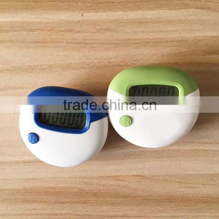 Manufacturer Bulk Promotion Portable Sport Walking Heart Shape Foot Counter Pedometer