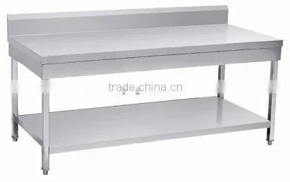 Double Layers Stainless Steel Work Table/Kitchen Work Table For Sale BN-W11