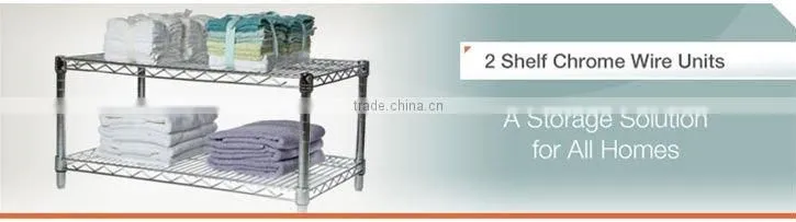 Home Chrome Wire Shelving