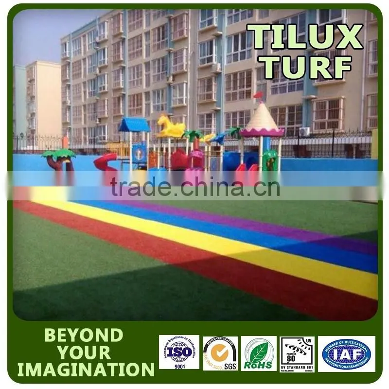 red colored artificial turf for running track factory price