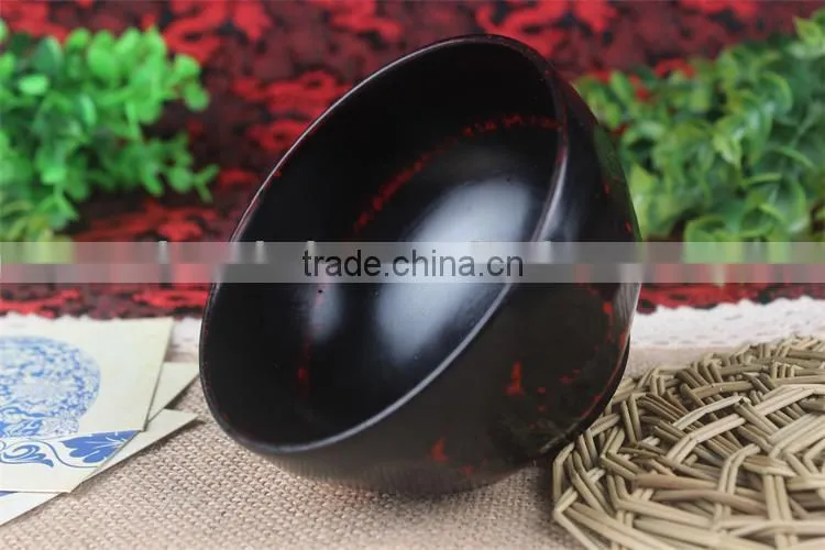 Natural wood tableware wooden bowl