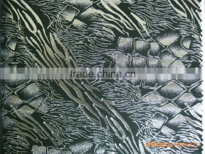 bronzing design flock fabric for draw bar box