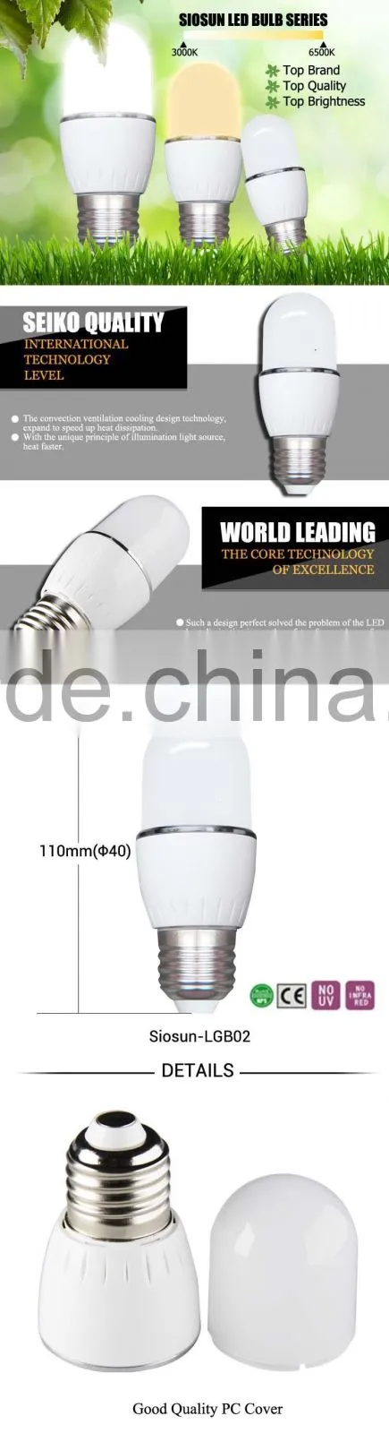 Special Design Samsung 5630 LED Bulb,Siosun-LGB02-3W