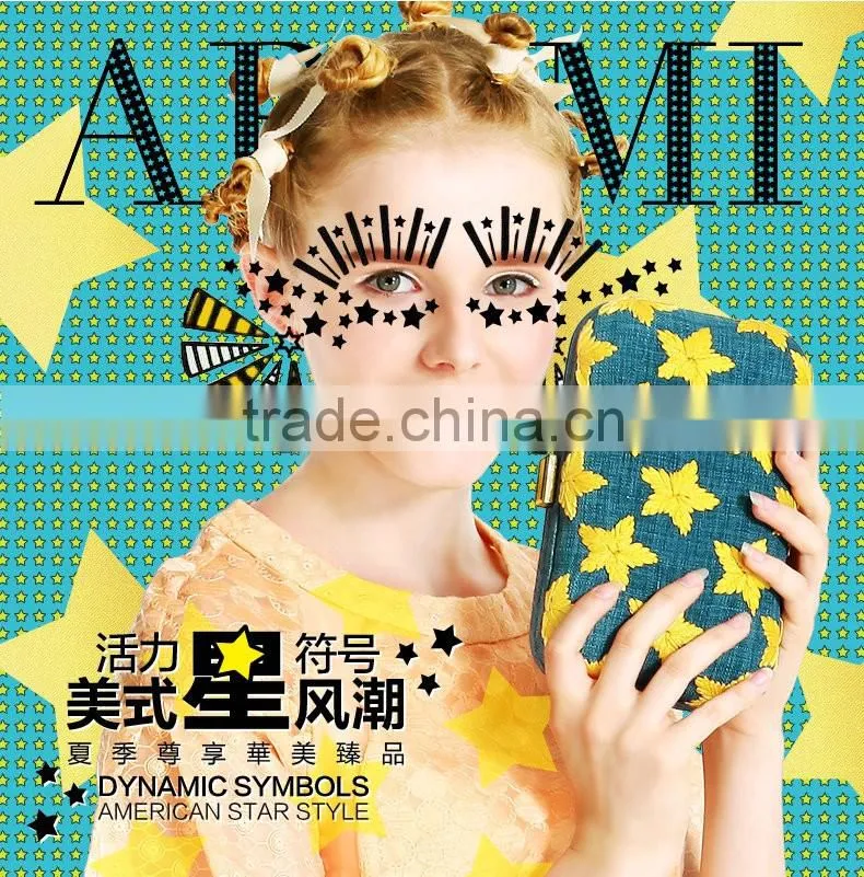 Factory price Fashion Design Canvas evening clutch bags for ladies