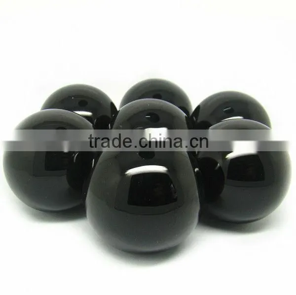 Black Agate Spheres