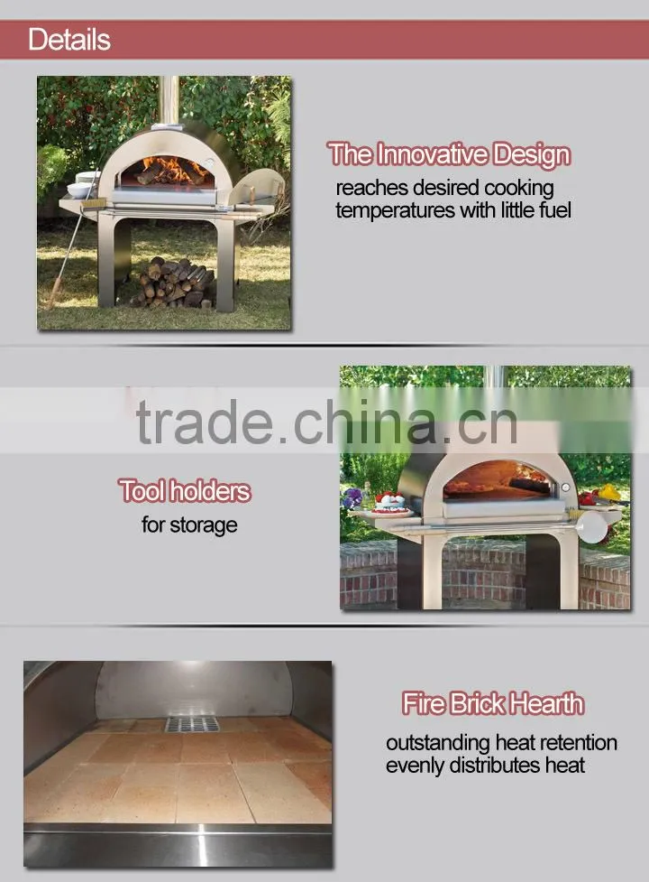 Canada Wood Fired Burning Brick Pizza Ovens For Sale