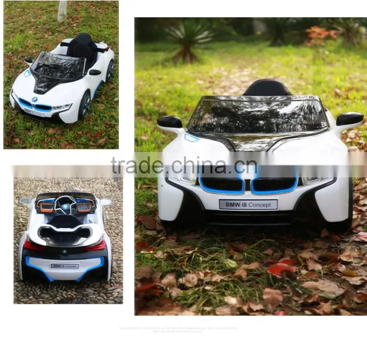 New style 12V licensed ride on car toys remote control baby battery car i8 JE168