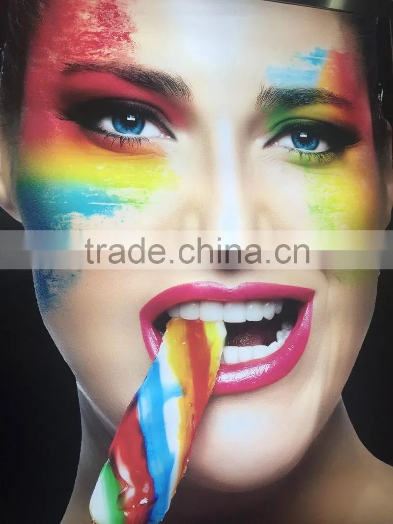 Custom banner Good quality backlit pet film cosmetic banner