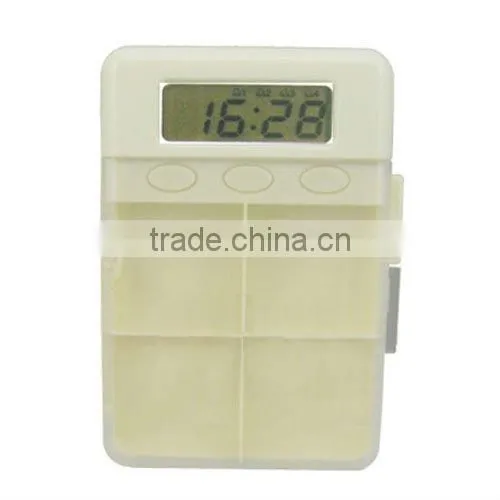 24 hours Four compartments Digital pill box