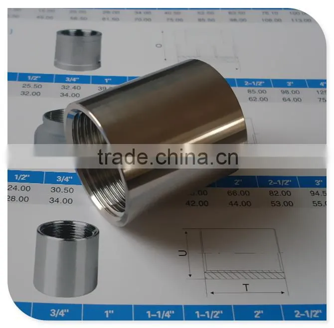 304 Stainless Steel 1" Half Socket O.D.M EN10241 Standard