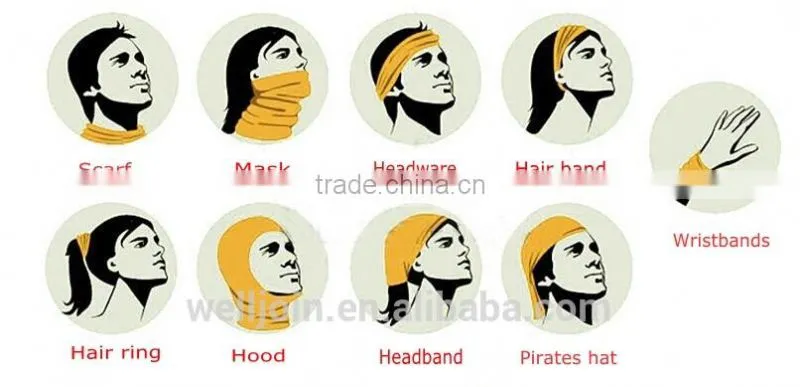 Custom Outdoor Sports Multifunctional Seamless Headband