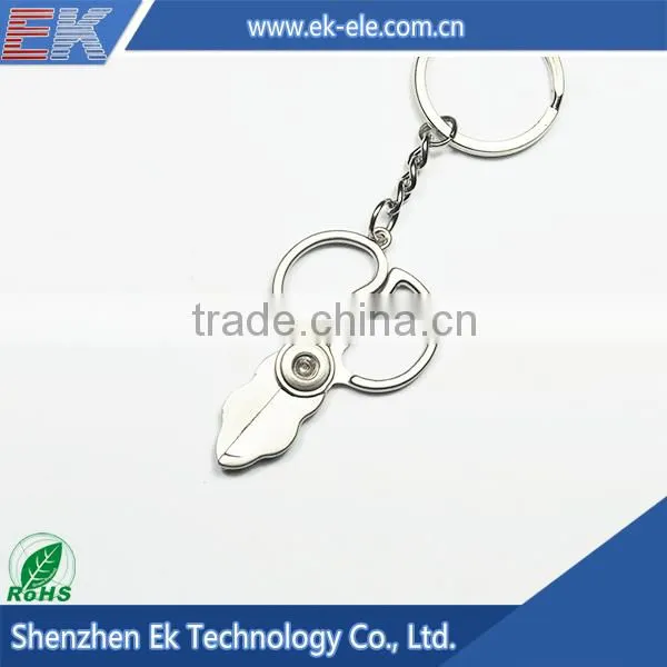 OEM hot sell delicate multicolor top quality metal keychains
